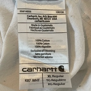 【Carhartt】 半袖 ポケットTシャツ XL オーバーサイズ ゆるだぼ ビッグシルエット