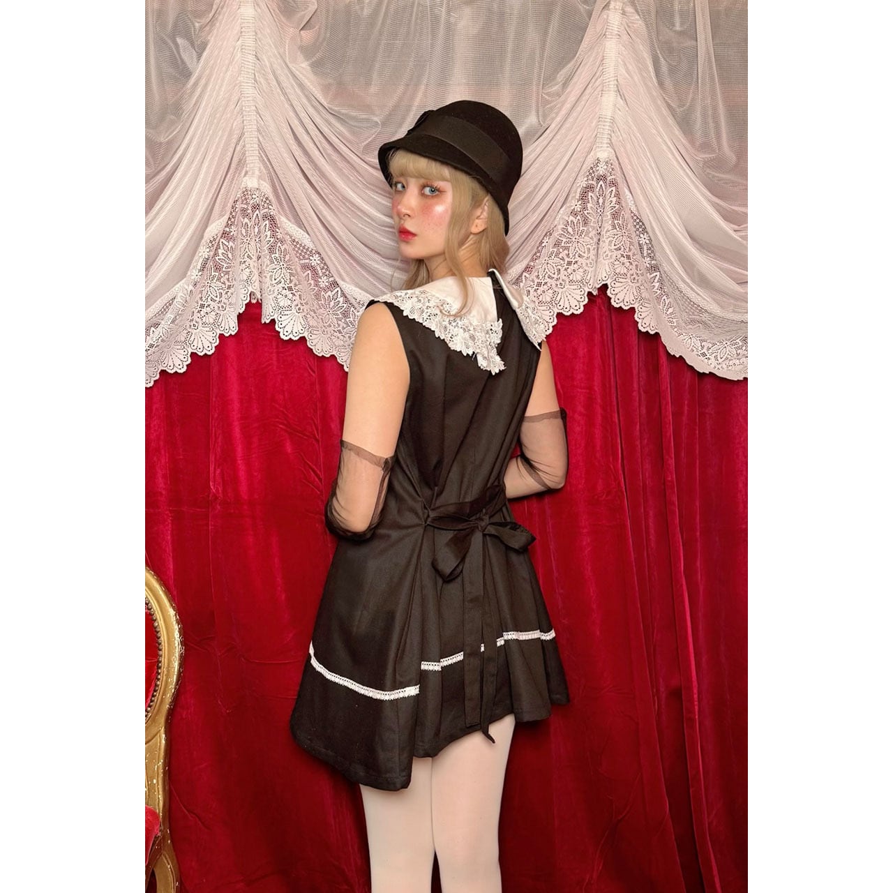 misa2queen] matsushima misa - No Sleeve Childlike Retro Mini
