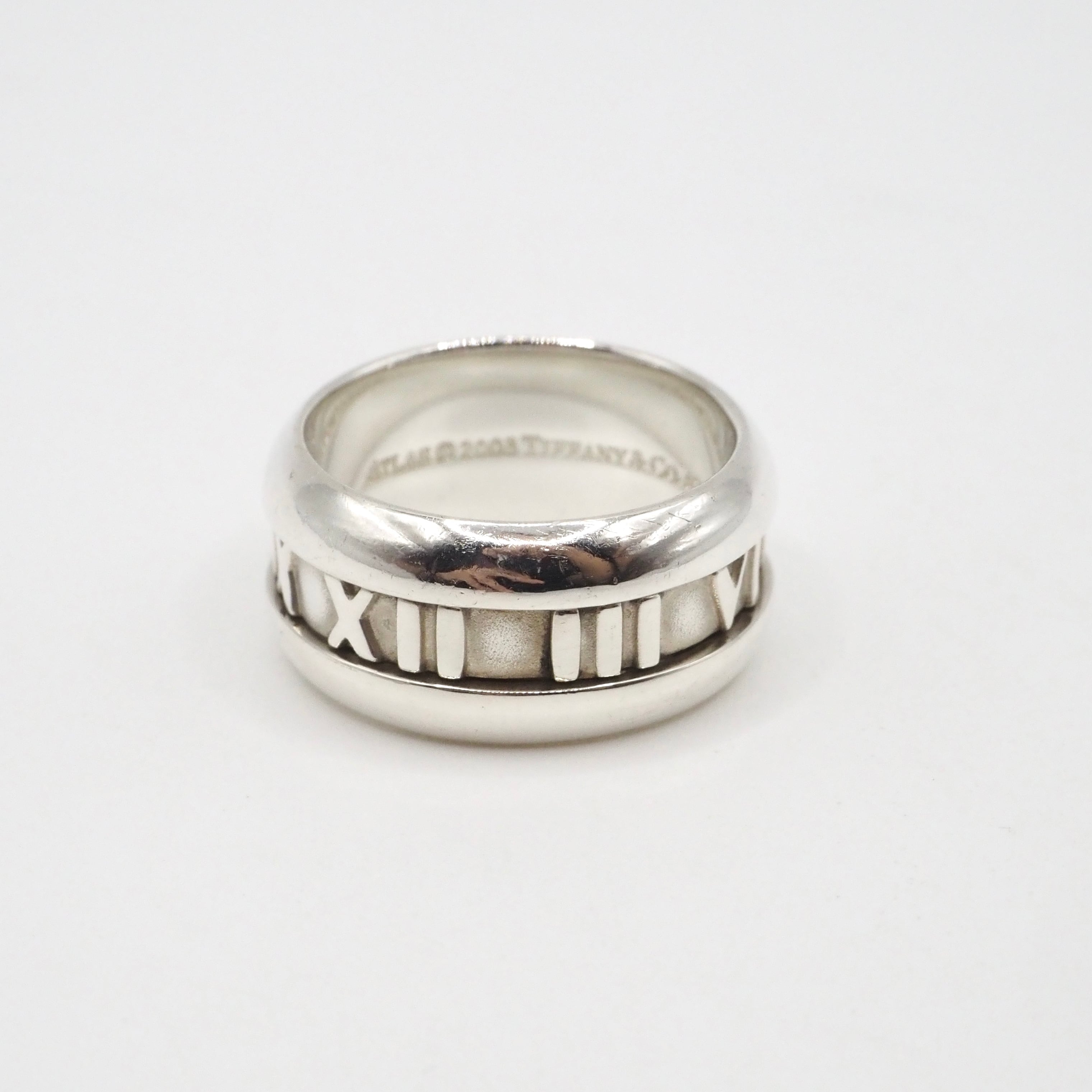 Tiffany&Co. 約10号 アトラス リング シルバー925 ティファニー