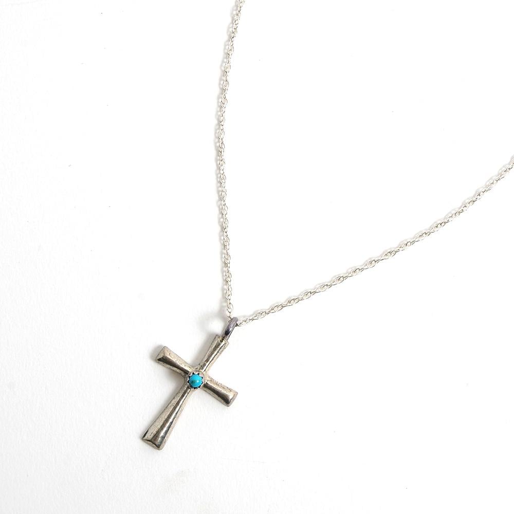 INDIAN JEWELRY インディアンジュエリー】Navajo cross pendant