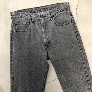 ⊕LEVI'S 505 先染めBLK MADE IN USA