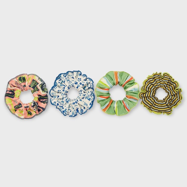 〈 Misha&Puff 24 Summer 〉Hair Scrunchie - Flamingo Collection