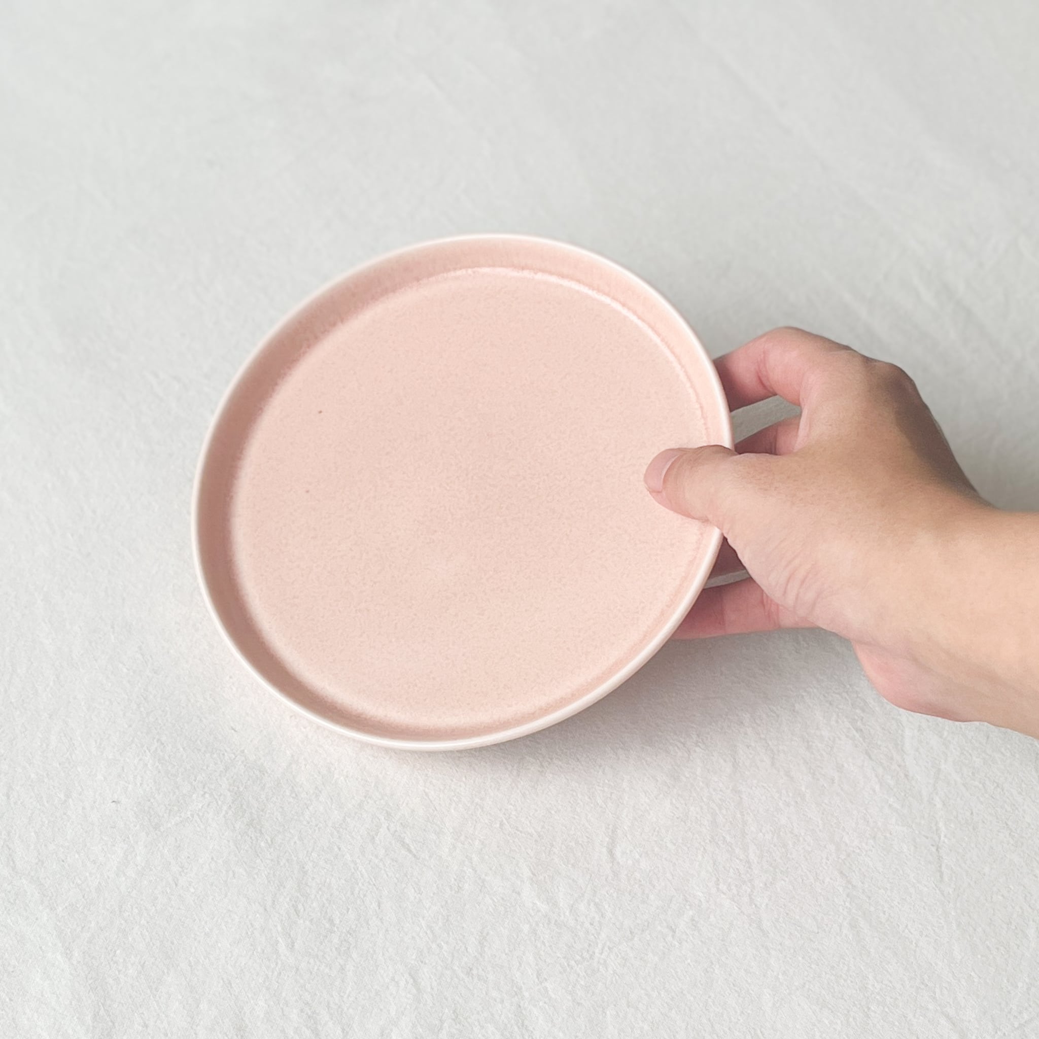 フラットプレート 14cm【さくらピンク・ブルーグレー・マットホワイト