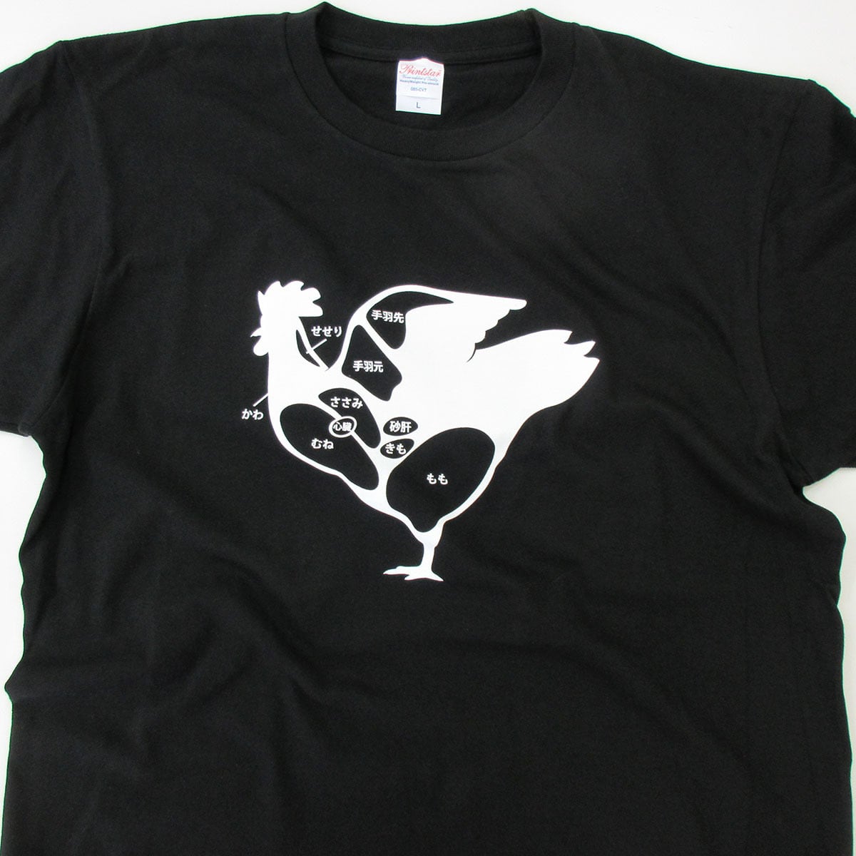 鶏肉部位 おもしろ Tシャツ am64 お肉 焼肉 バーベキュー 鳥 哺乳類