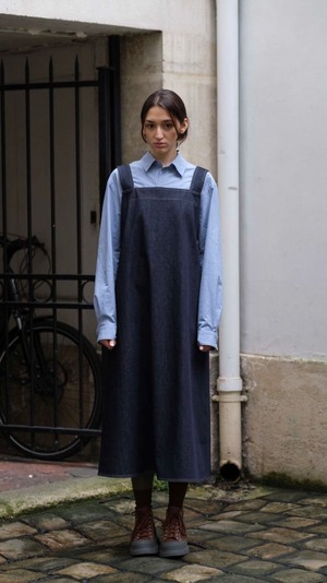 SOFIE D'HOORE -BEUYS- long sleeve shirt. :DOLPHIN,