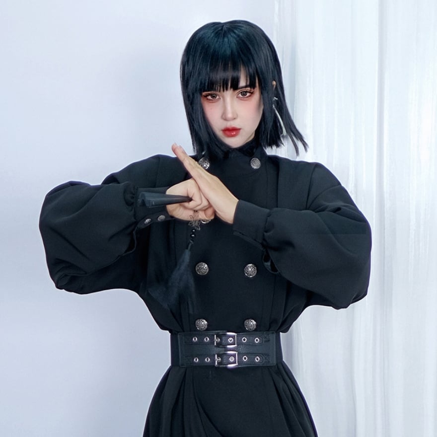 軍服 2連ベルト イベント衣装 コスプレ 概念コーデ