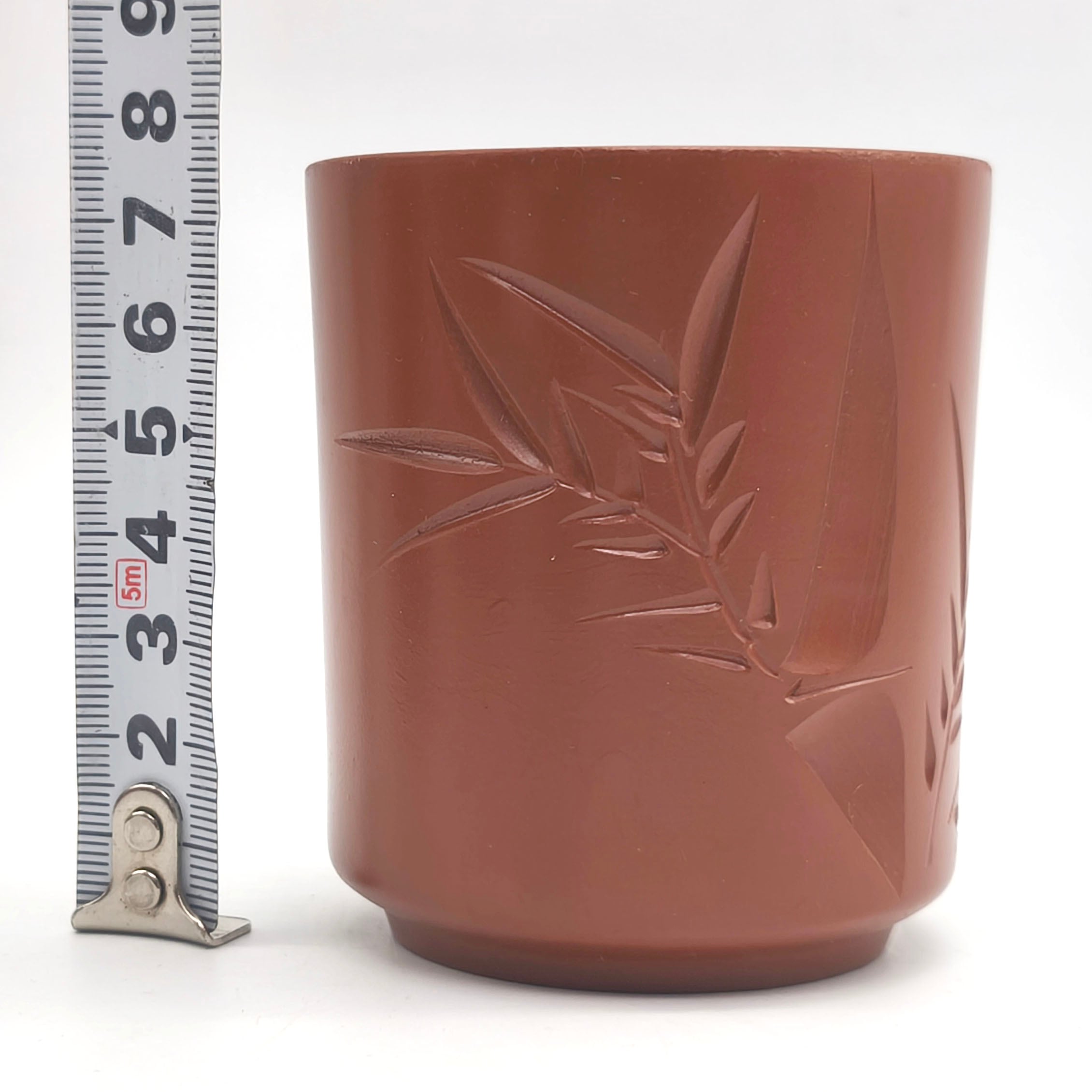 常滑焼・亮泉窯・朱泥湯呑・9個セット・茶器・煎茶道具・No.251208-06