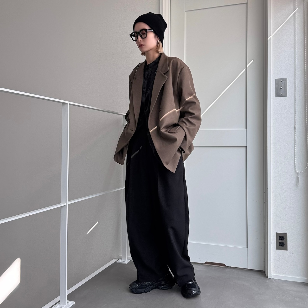 【鹿児島先行販売】ダブルオーバーテーラードJK/モカ