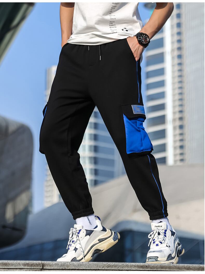 全2色 カーゴパンツ マルチポケット カジュアル ストリート