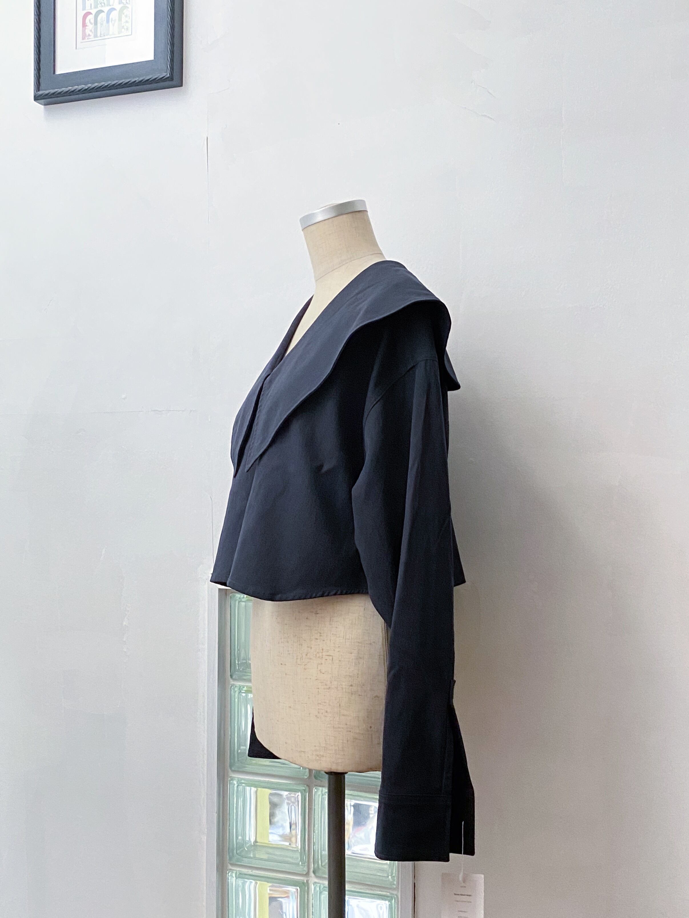 Linus short shirt / dark navy