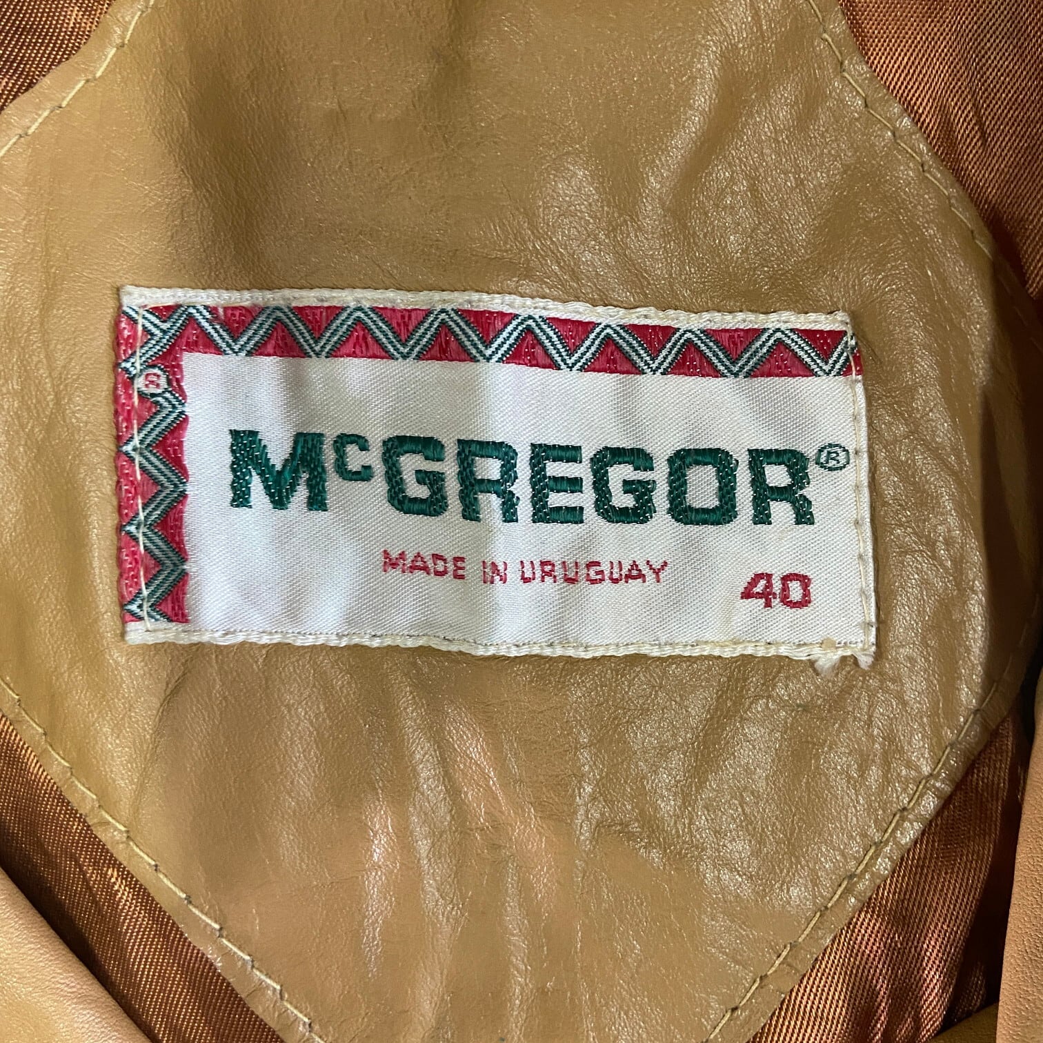 MCGREGOR マクレガー ウールレザー　ジャケット 70's ビンテージ