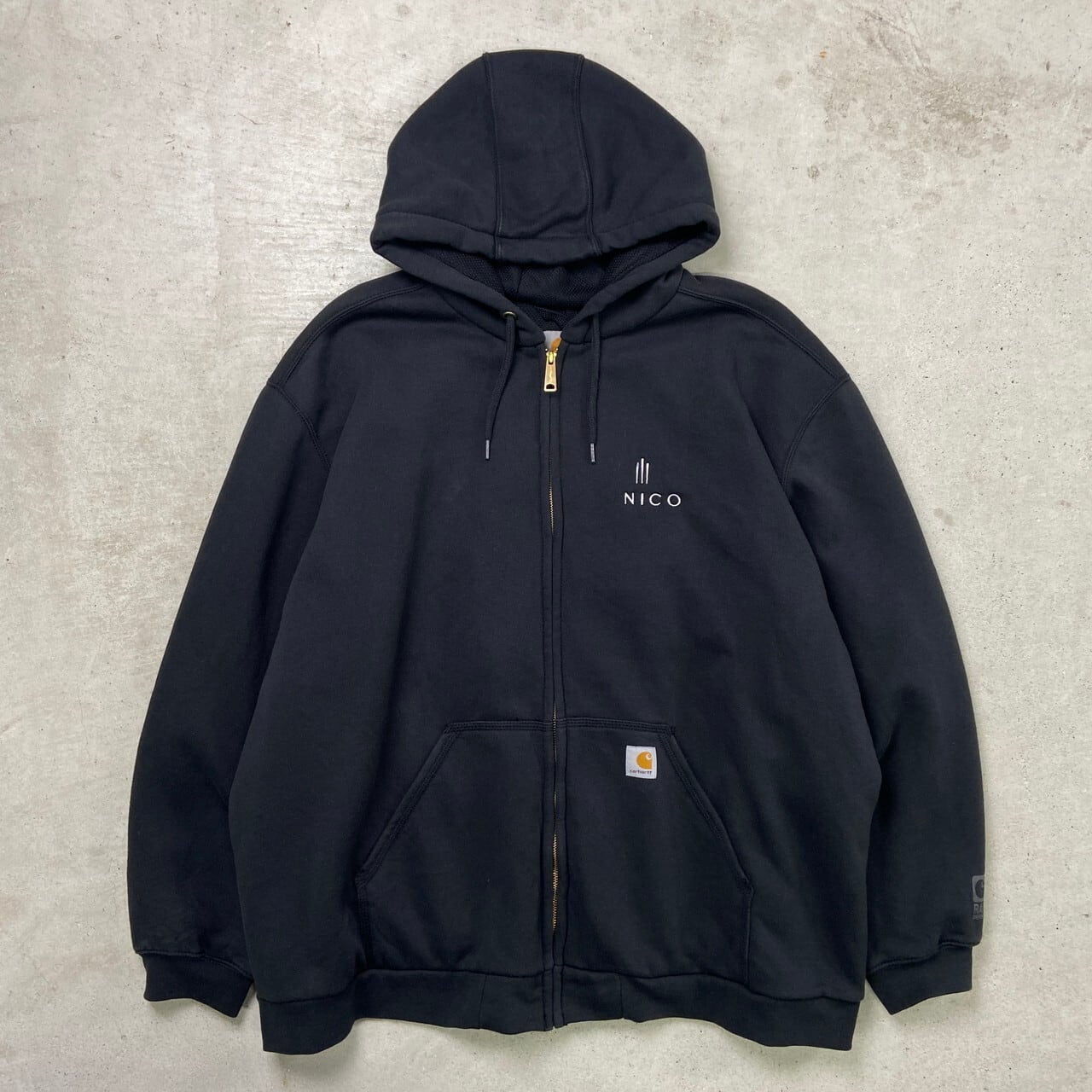 Carhartt カーハート スウェットパーカー フルジップパーカー メッシュ 