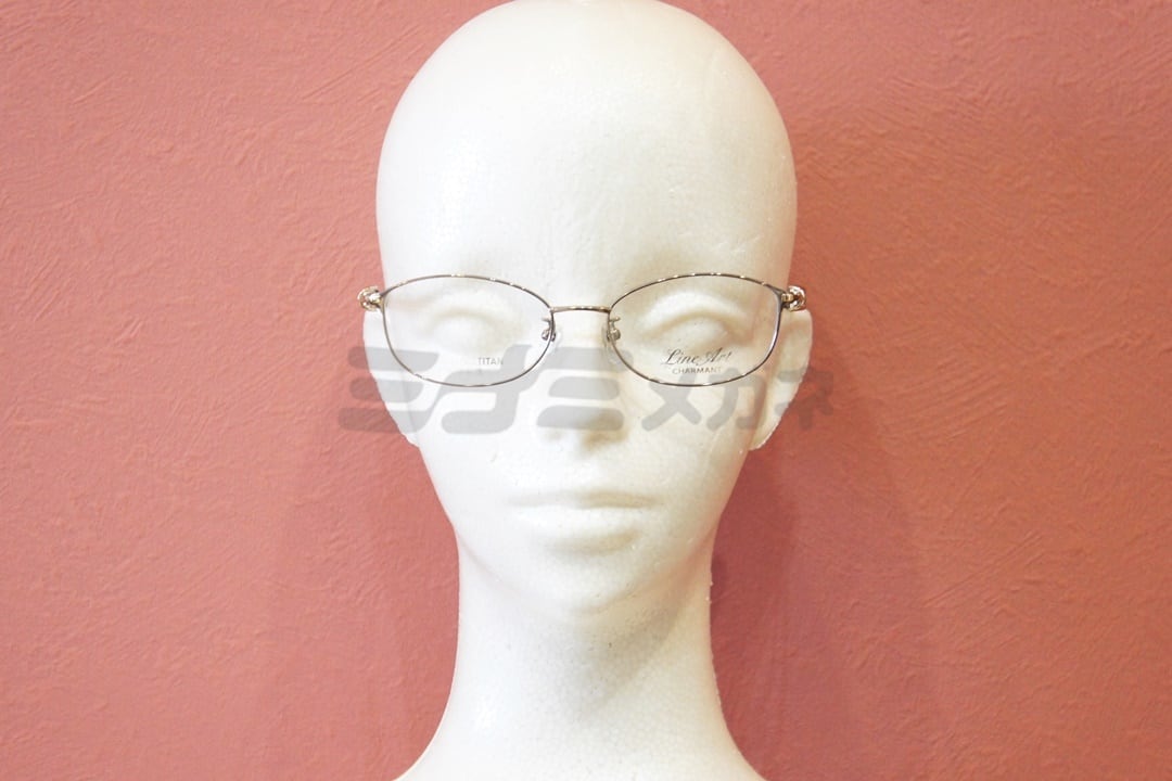 香里奈さん着用】Line Art メガネ CHARMANT XL1600 BR vivace スクエア