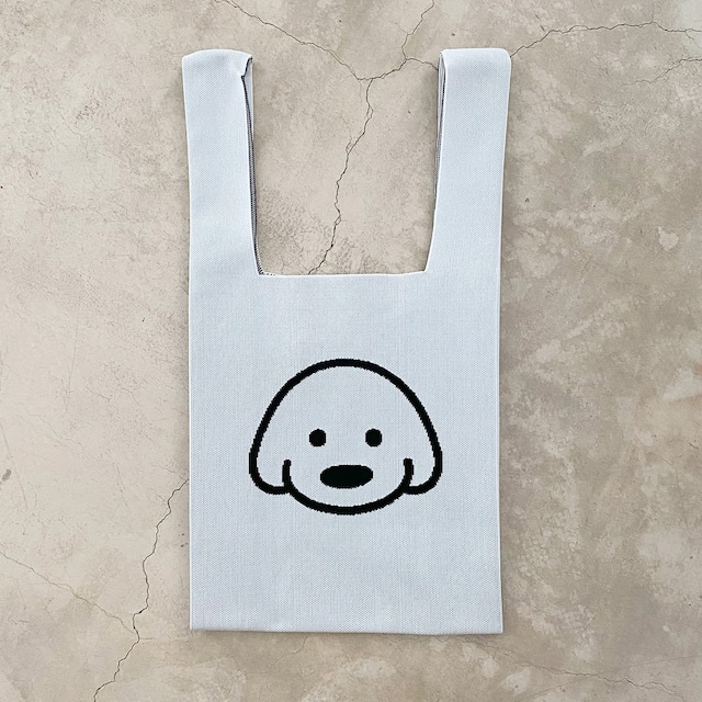 【JIN KITAMURA】北村人 KNIT TOTE BAG  きつね ニットトートバッグ