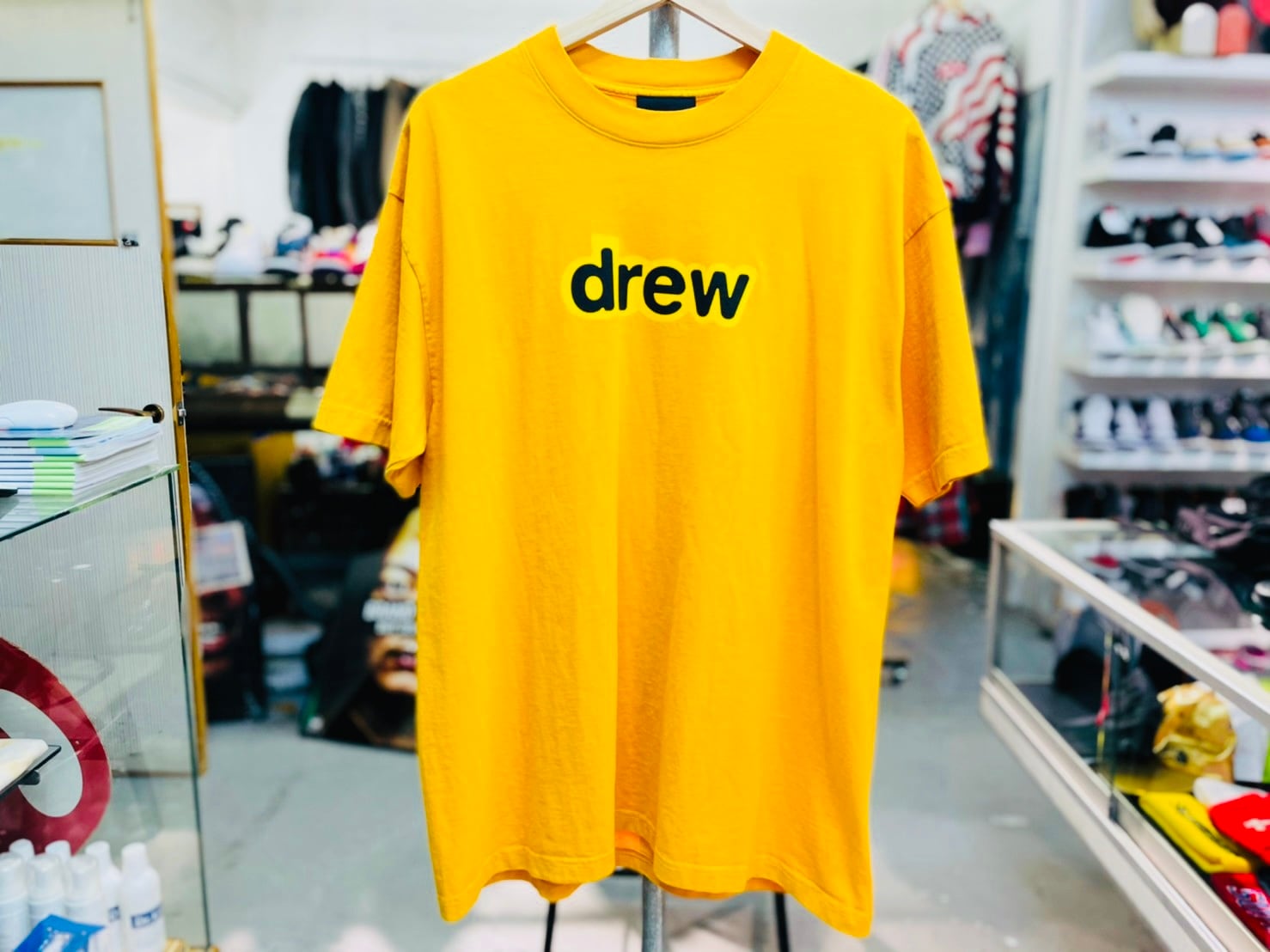 DREW HOUSE SECRET SS TEE GOLDEN YELLOW LARGE 60JK0245 | BRAND  