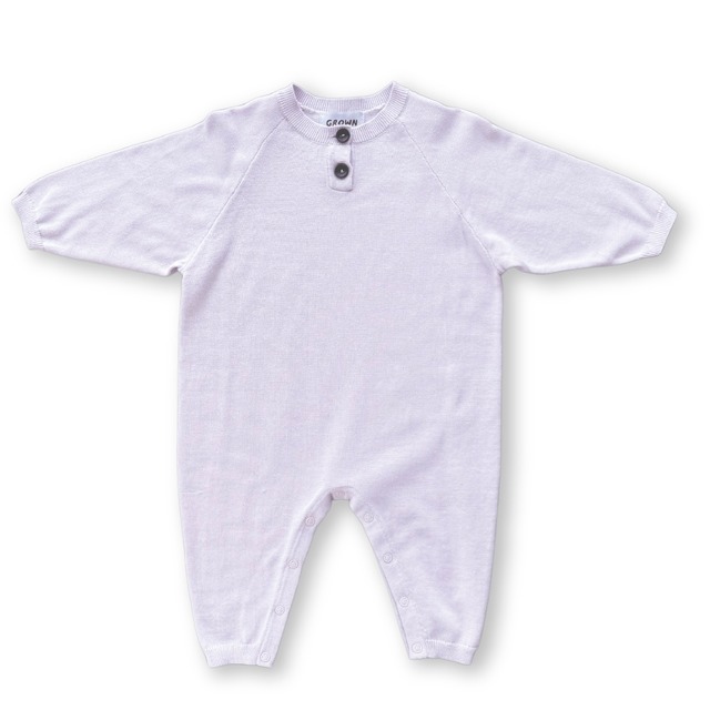 Grown Organic Essential Starsuit【12M】Lilac Ice