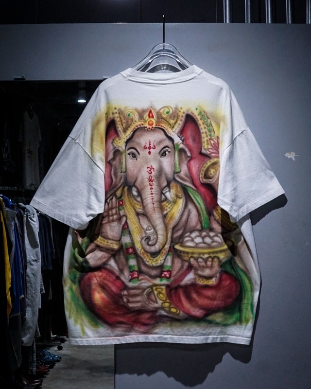 【add (C) vintage】90's “Ganesa” Airbrush Paint Vintage T-Shirt