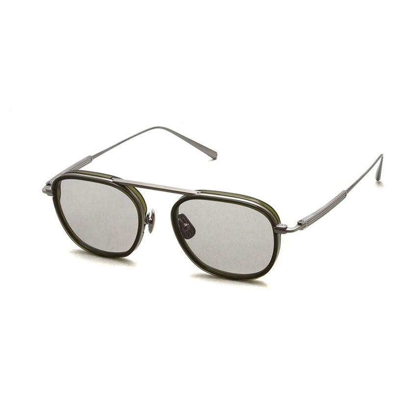 Lunetta BADA / 62/03 / 1030 TITAN GREY・KHAKI - LIGHT SMOKE チタン
