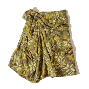 Marni    Floral asymmetric silk  Skirt