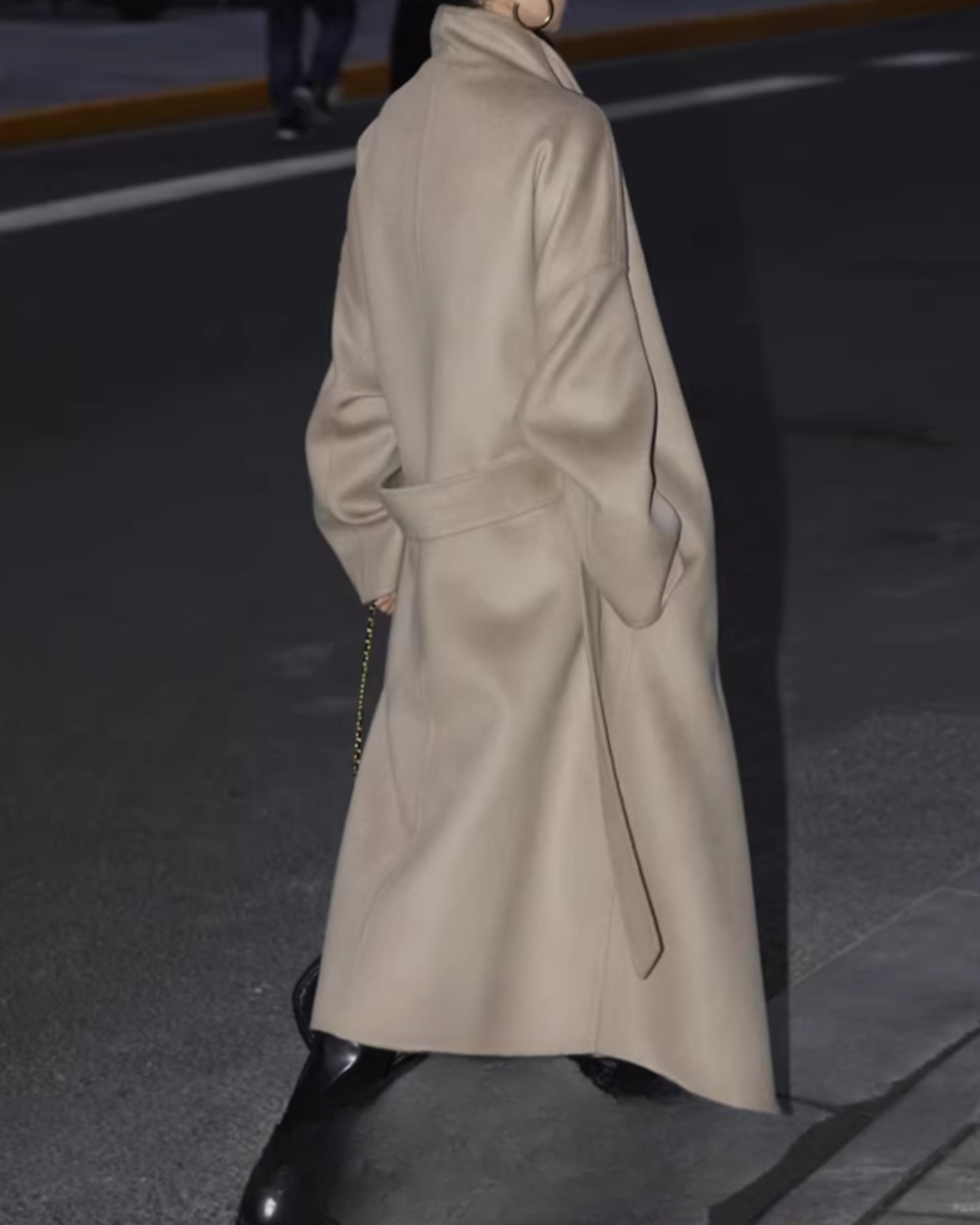 カシミヤブレンド ウールロングコート