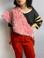 Fake fur shawl