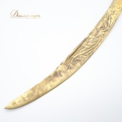 ベリーダンス 衣装 シミター ソード アサヤ 剣 刀 小物 小道具 ゴールド系 金 全長69cm 重量740g 発表会 ステージ 舞台 イベント 民族舞踊 コスチューム 小道具 文化イベント ショー用 ダンスパフォーマンス 重厚感 アクセサリー