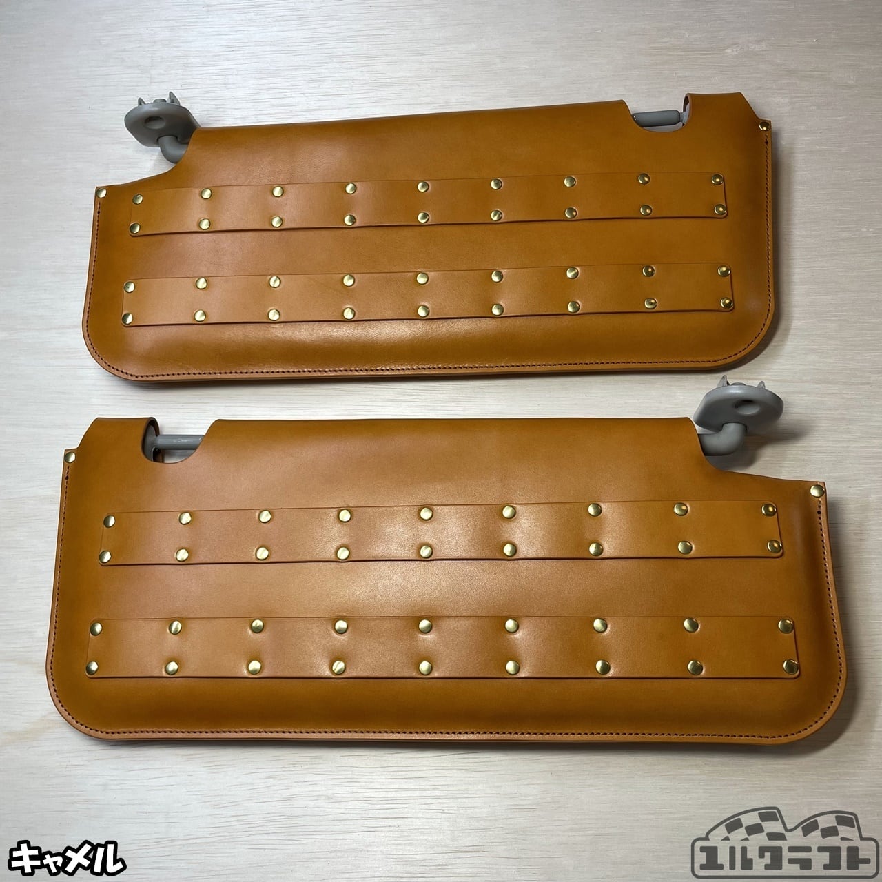 DA17VDA17Wエブリイワゴン（6型ハイルーフ・オーバーヘッドシェルフ）モールサンバイザーカバー（キャメル）