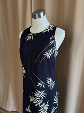 minimal modern navy sheer dress-5259-6