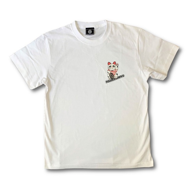 MANEKINEKO RUGBY T-Shirt White