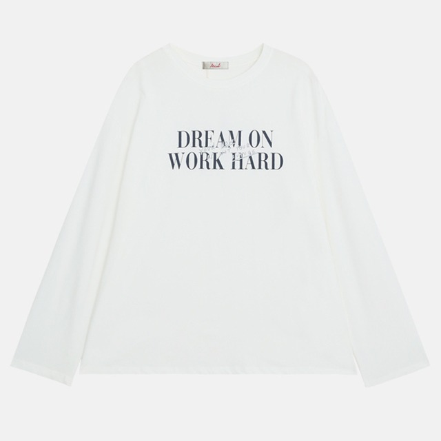 long sleeve logo t-shirt　J00176