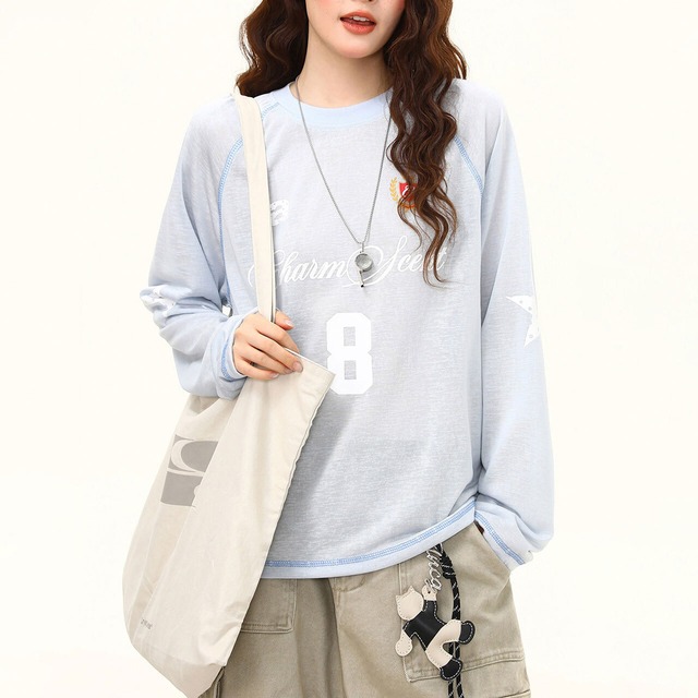 ナンバリングスターグラフィックTシャツ 2col R02523