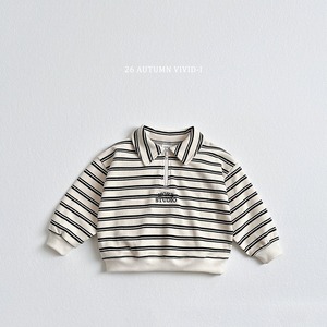 border creamSnavyS［即納］more anorak mtm 26autumn/ VIVID I