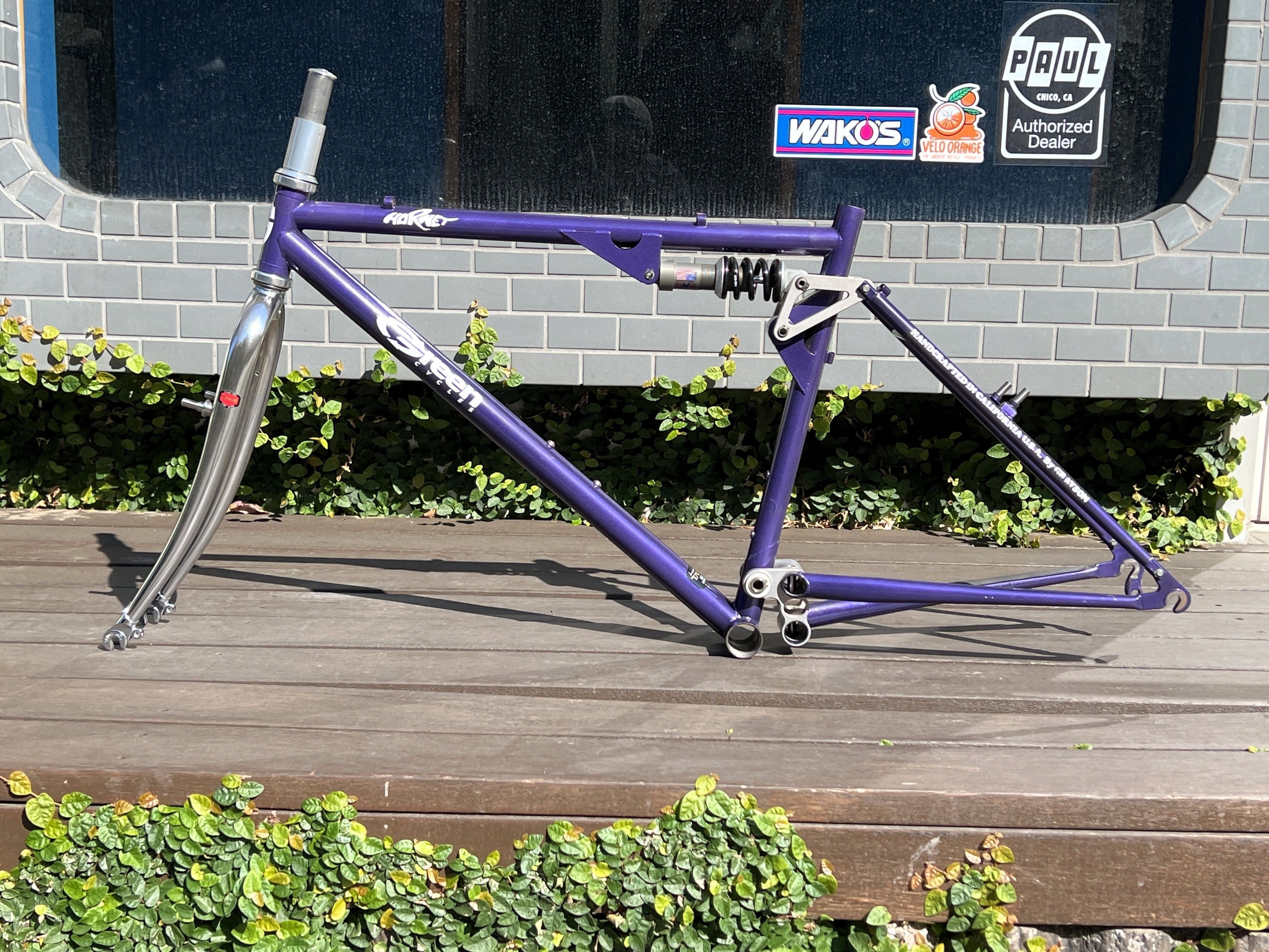 委託販売車両】1994 GREEN CYCLES HORNET Frame Fork set | CALI BIKES SC