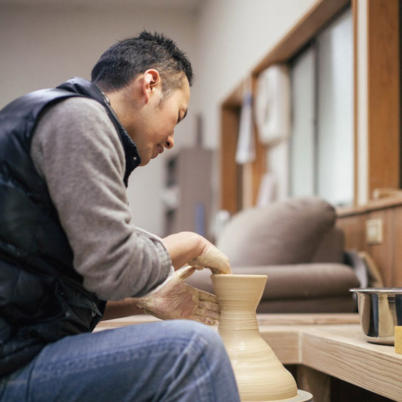 貫入青磁6.5寸鉢