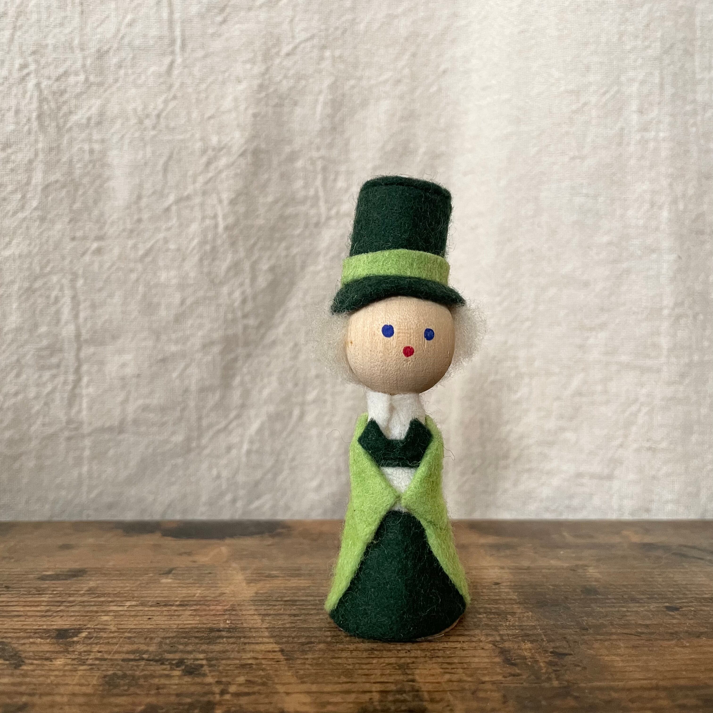 ハットをかぶった紳士