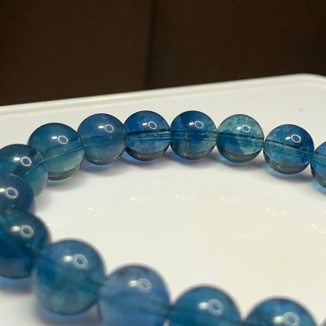 4.ブルーフローライトブレスレット