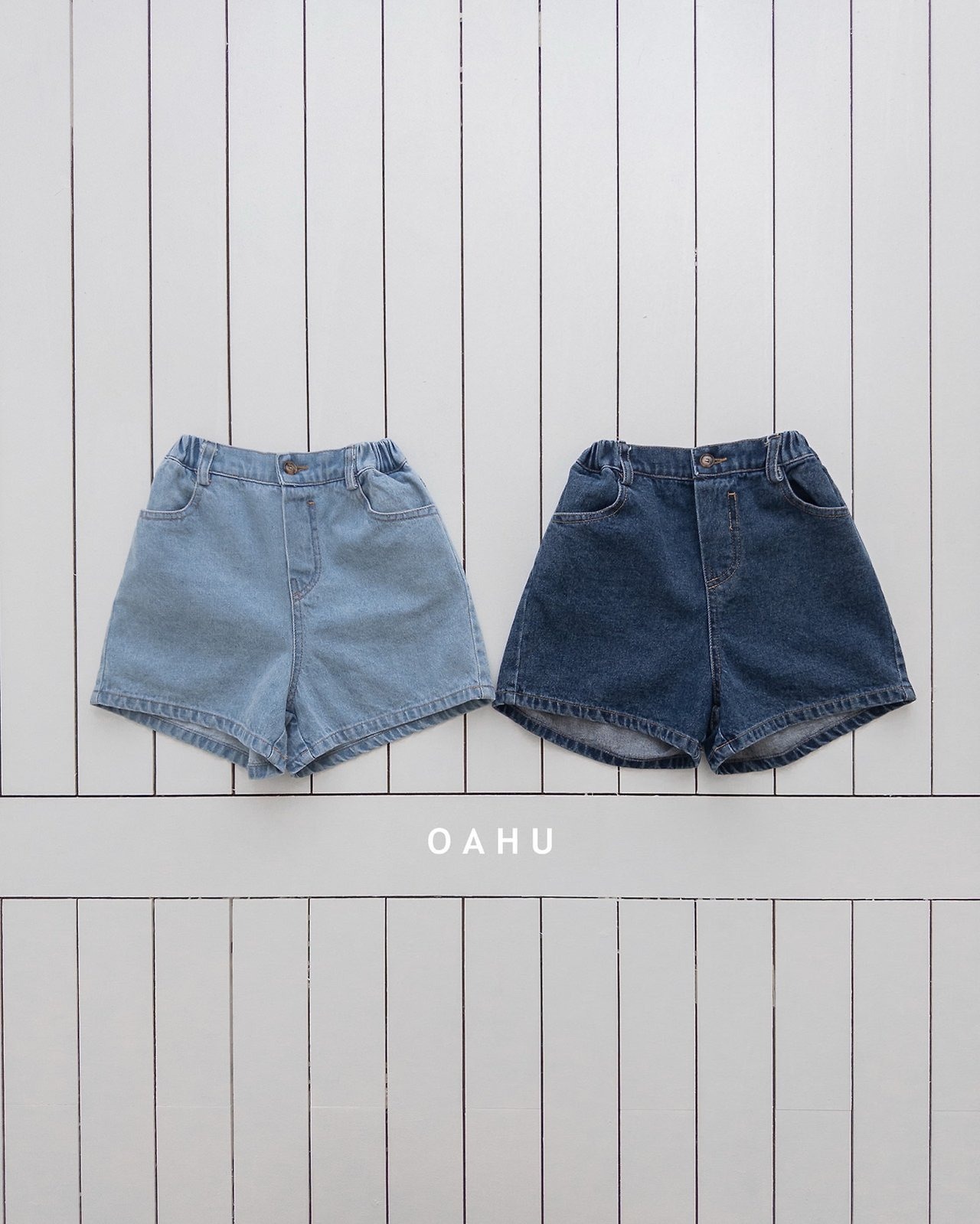 [OAHU] AA Denim Shorts (JS/JM/JL/JXL) / [오아후] AA데님쇼츠 (JS/JM/JL/JXL)