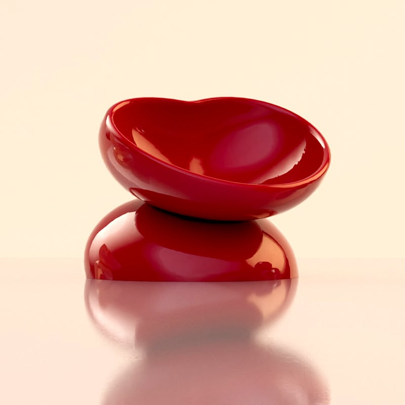 ハート型 ペットボウル | にゃんだふる