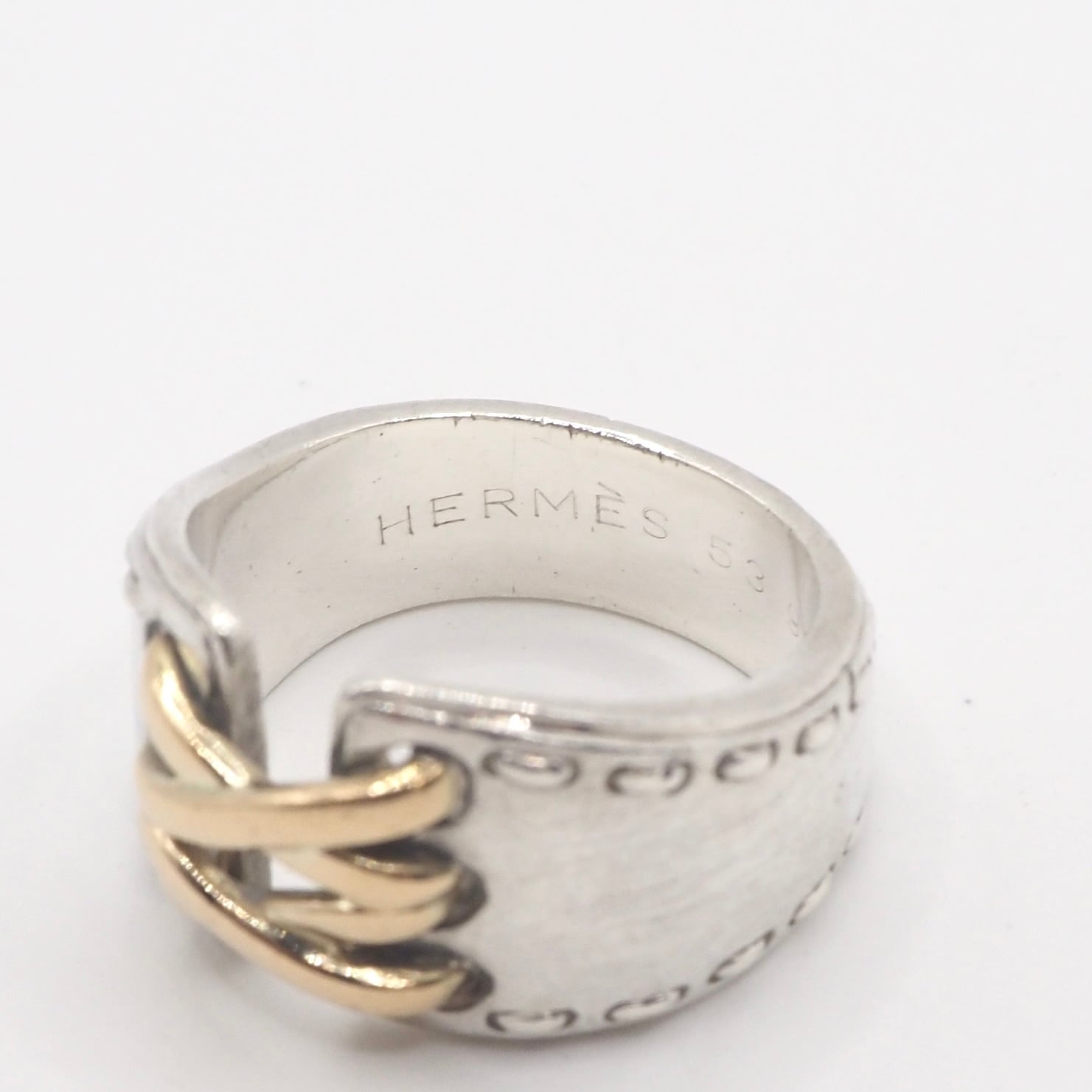 HERMES 約13号 メキシコ コンビ リング シルバー925 エルメス | 2122TOKYO