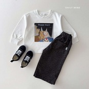 【取寄】Dailybebe レオパードパンツ|秋服|韓国子供服|26/AT