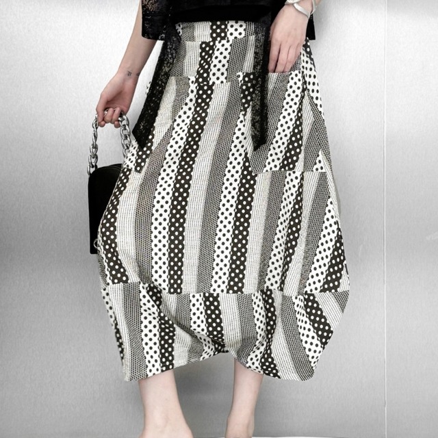 Patch Pocket Balloon Skirt 01360
