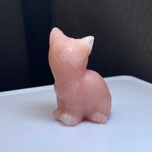 2.ピンクオパール猫・インテリア