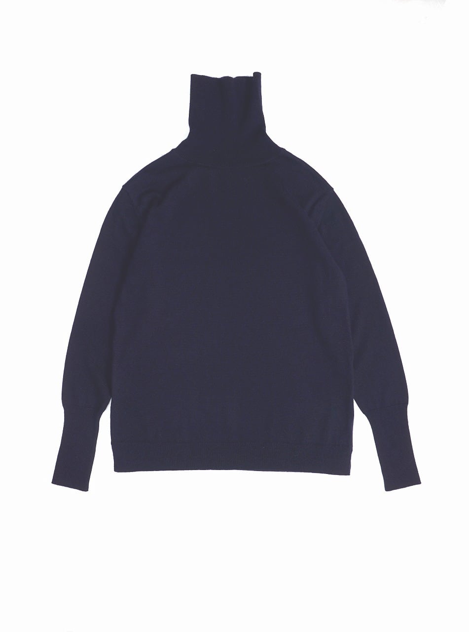 Cashmere Silk High Neck P/O