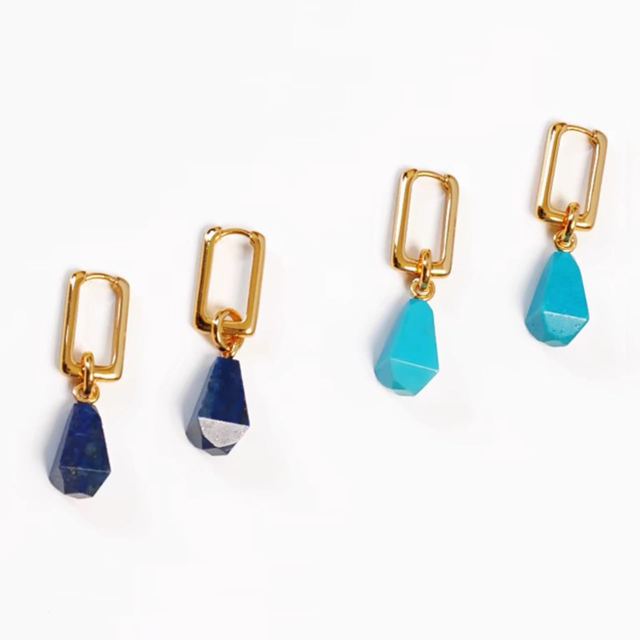 ナチュラルストーンピアス 00021