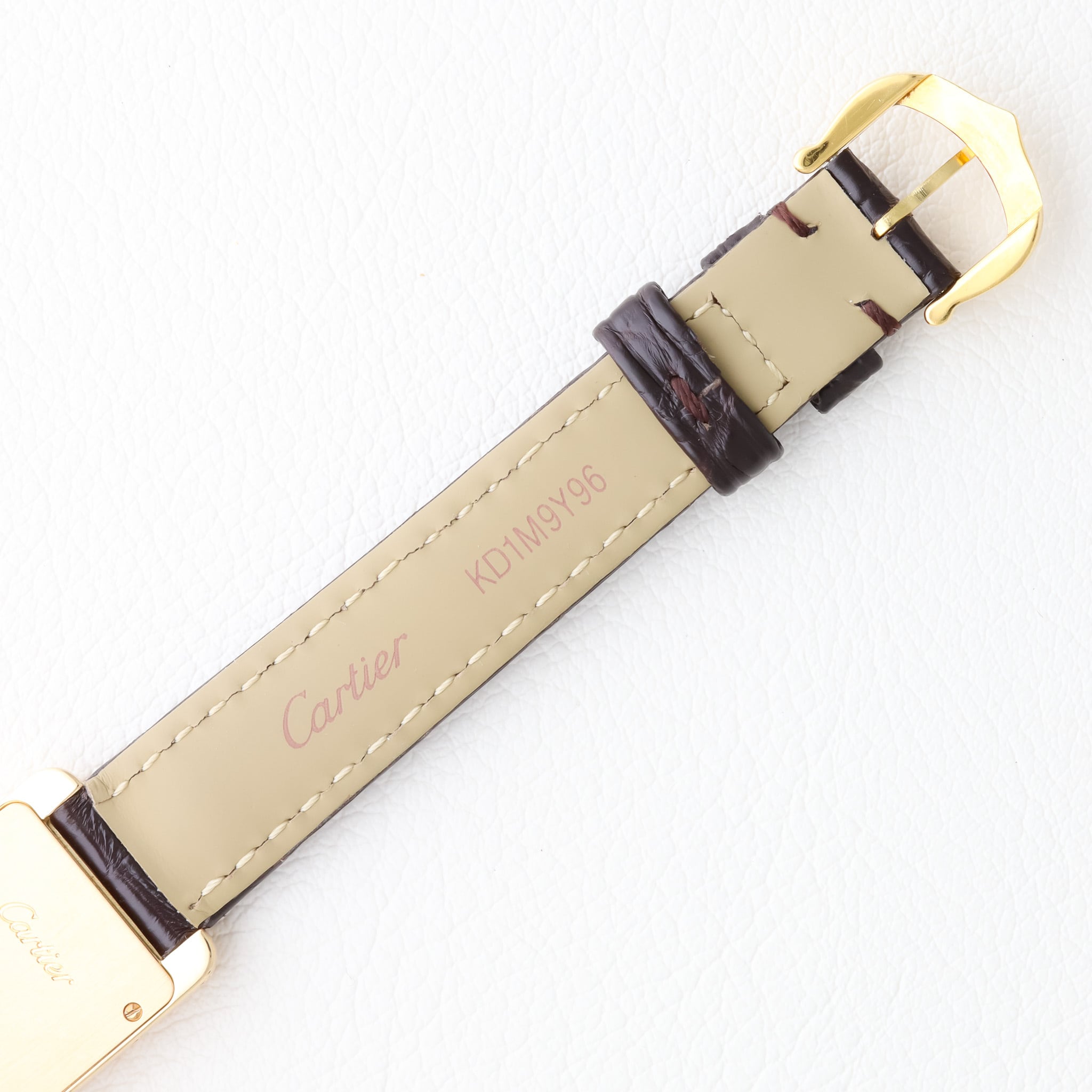 カルティエ タンクアメリカン SM ゴールド 純正ベルト | Ante Official