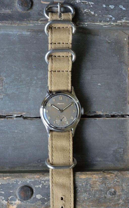 Vintage Alpina SS/33mm Faded dial | EXTRA'S GARMENT SUPPLY & CO.