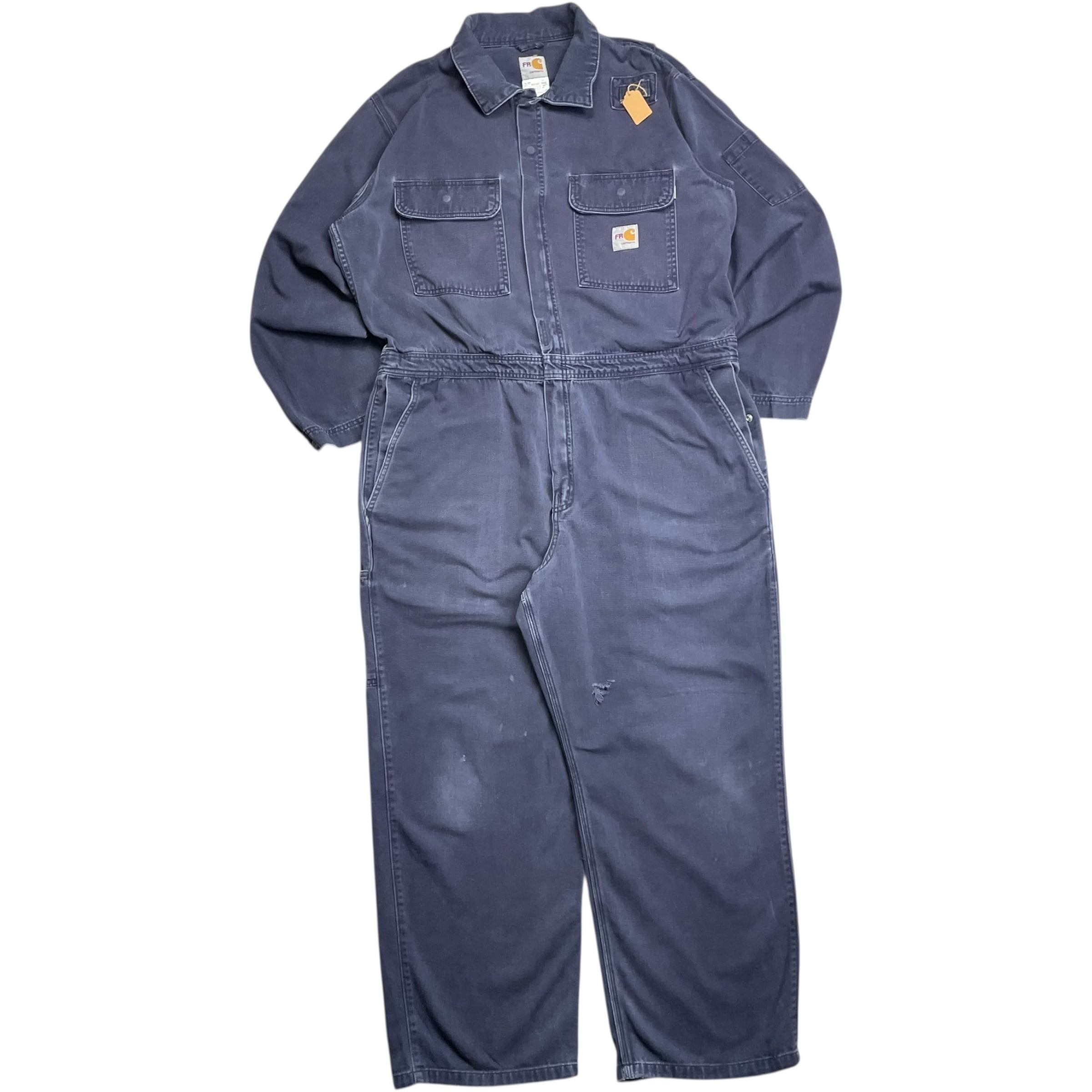 《44》 Carhartt カーハート つなぎ オーバーオール ワークパンツ ネイビー no.7923