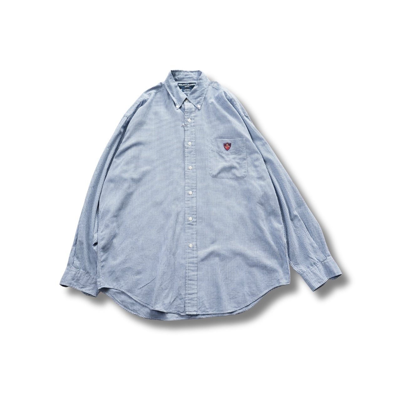 Ralph Lauren GOLF ラルフローレン ゴルフ 千鳥格子 ボタンダウンシャツ L|NA975