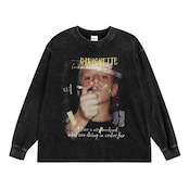 VINTAGE ストリート Smoking Boy ロングTシャツ T1020