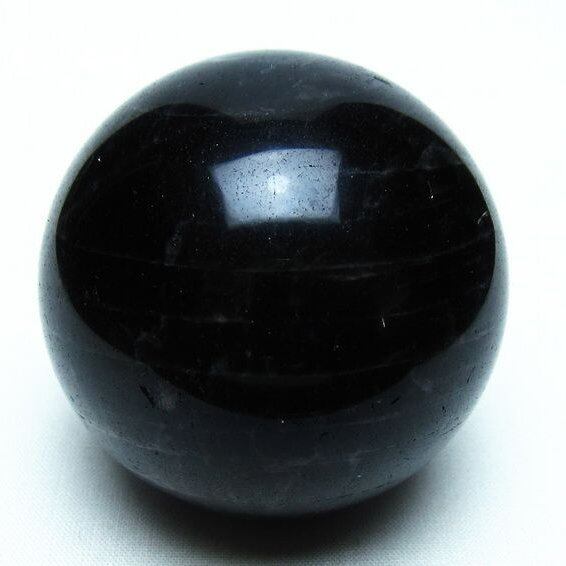 モリオン 黒水晶 丸玉 61mm 一点物 151-9512